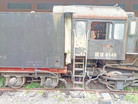 老式火車 蒸汽火車頭