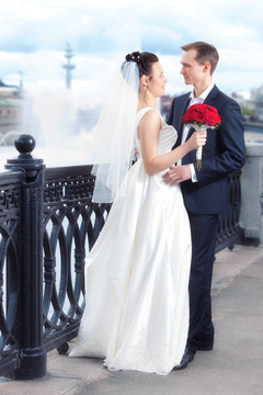 年輕夫婦的婚禮