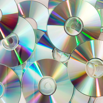 一堆DVD