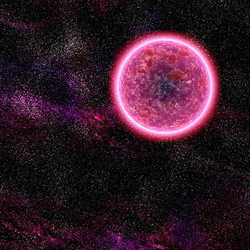 宇宙空間的星球