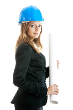 美麗的女建筑師