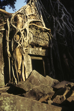 遺址-吳哥窟；柬埔寨