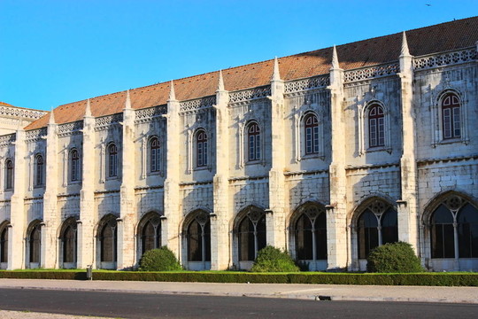 在貝倫一季度杰洛尼莫寺；Lisbon；葡萄牙。
