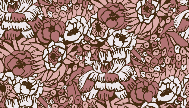無縫花紋
