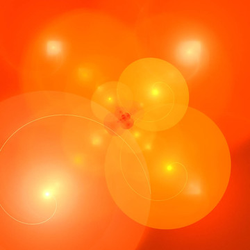 摘要背景。Orange -黃色調(diào)色板。