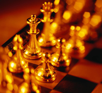 金色的棋子