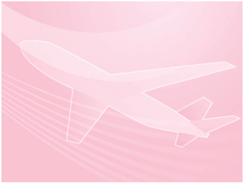 航空旅行飛機(jī)插圖