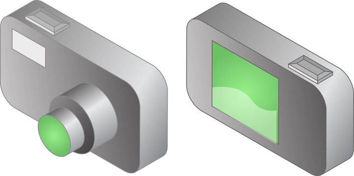 數(shù)碼相機(jī)插畫(huà)