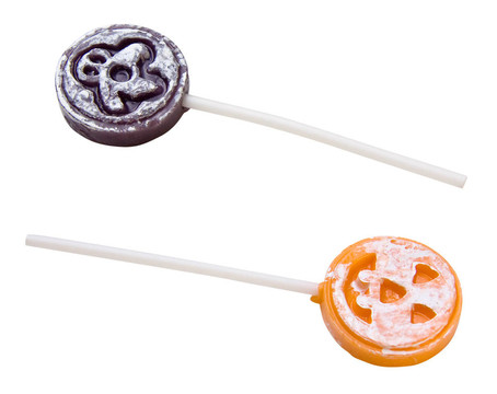 具有夾路的萬圣節(jié)糖果