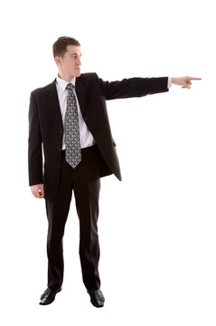 穿白衣服的男人