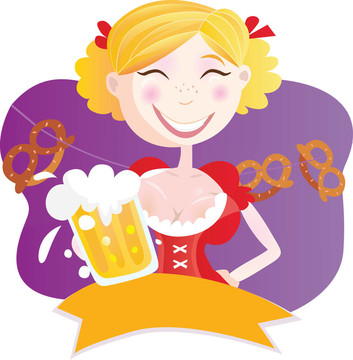 巴伐利亞的女人和啤酒