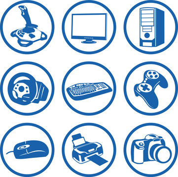 pictogrammes電子。