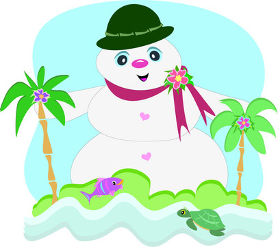 熱帶的雪人