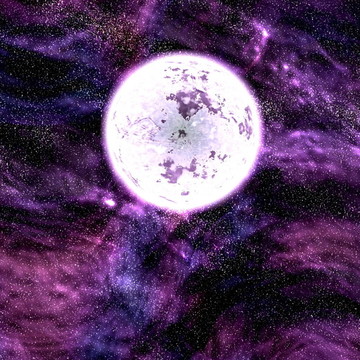 宇宙空間的星球