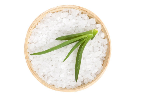 沐浴鹽與aloe vera