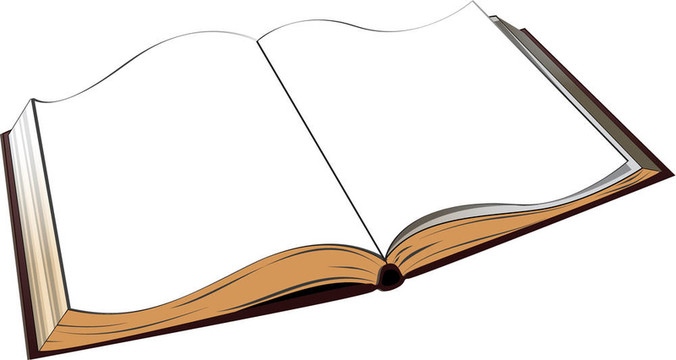 打開的書
