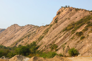 山 地質(zhì)構(gòu)造 走向傾向傾角