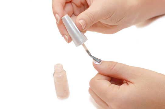 女性手用指甲油隔離