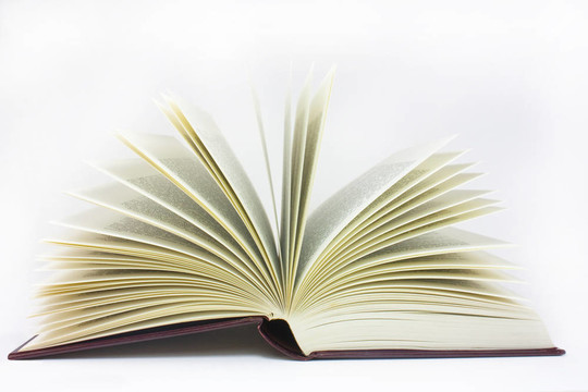 打開的書