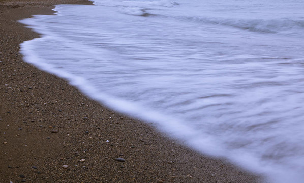 岸邊的波浪