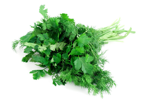 蒔蘿，香菜的香料
