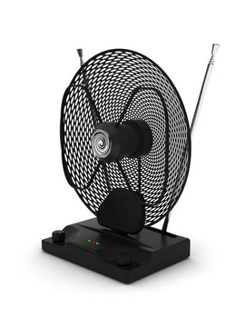 具有可調放大器的便攜式電視和無線電天線