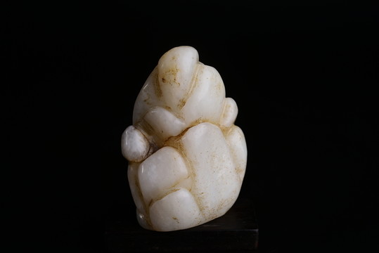 玉器 元代和田白玉