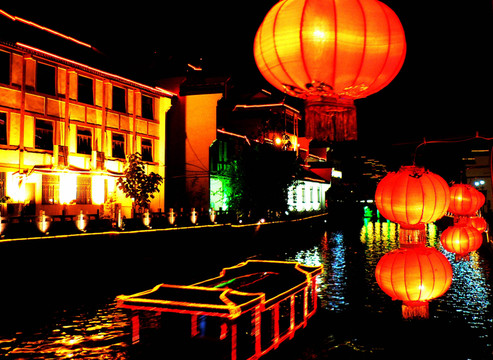 秦淮河夜景