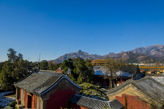 岱廟古建筑風光