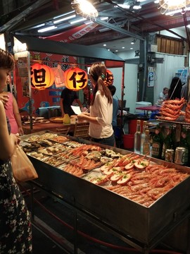 臺灣夜市海鮮燒烤檔