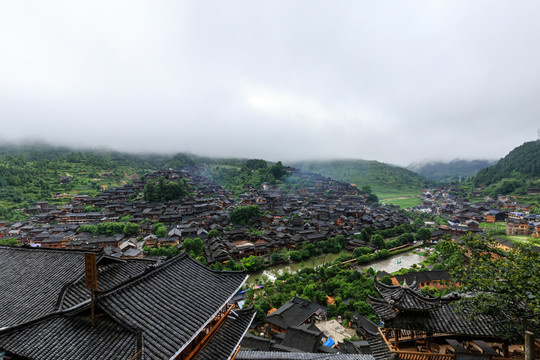 凱里雷山西江千戶(hù)苗寨
