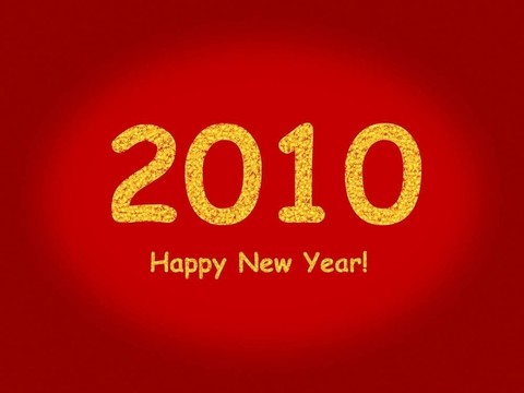 2010新年快樂紅