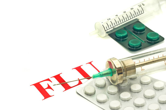 甲型H1N1流感的影響-老式注射器和藥