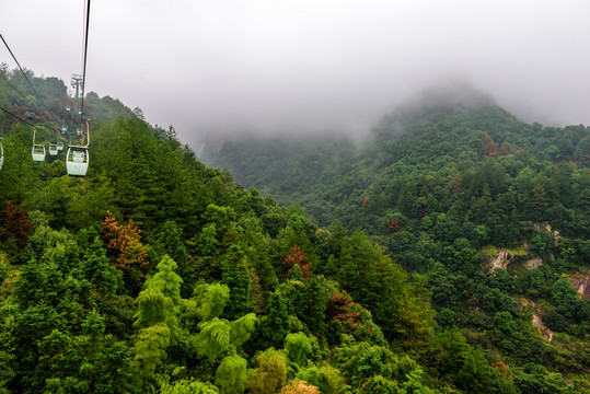 廬山秀峰云霧