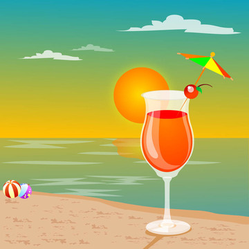 休閑海灘飲料；沙灘球；看太陽