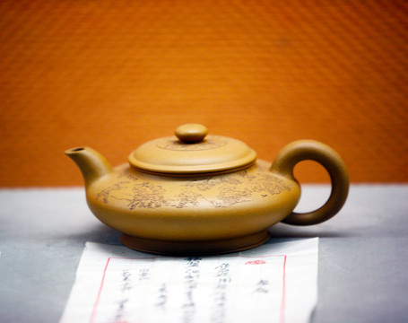 茶壺 紫砂壺 彩瓷茶壺
