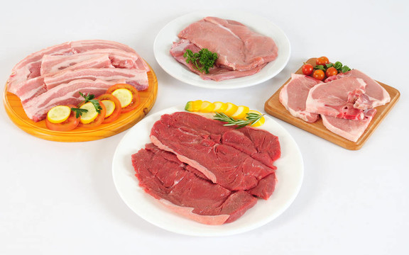 原料肉。