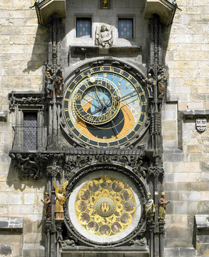 Horloge；老市政廳；布拉格；捷克共和國