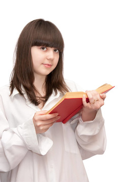 讀書的女孩