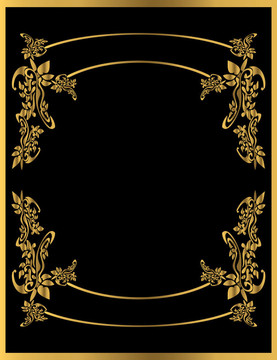 金色花框2
