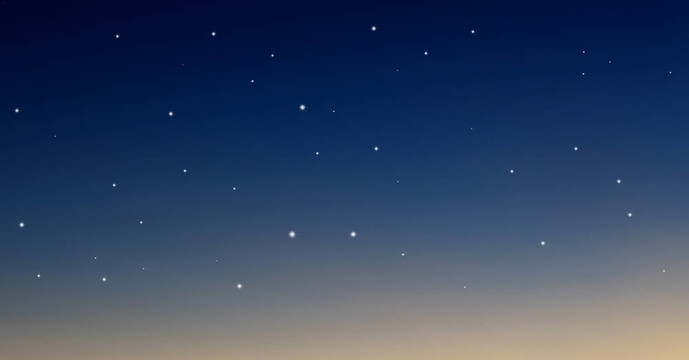 天空中的星星