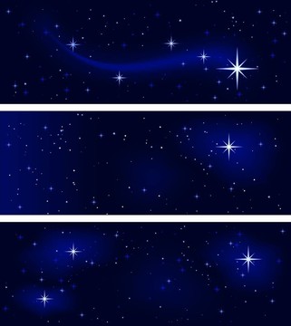 寧靜的星夜；寂靜而寧靜