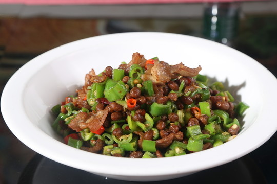 青椒炒農(nóng)家豆豉