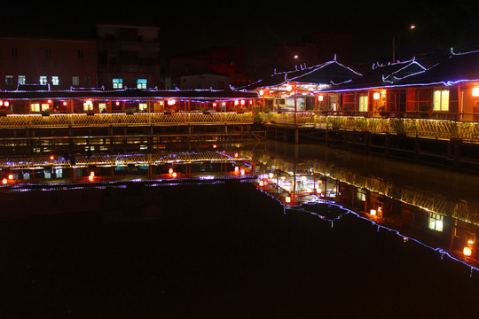 農(nóng)莊夜景