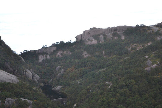 安徽黃山 黃山奇石 鯉魚(yú)馱烏龜