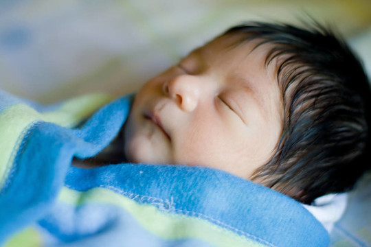 沉睡的嬰兒