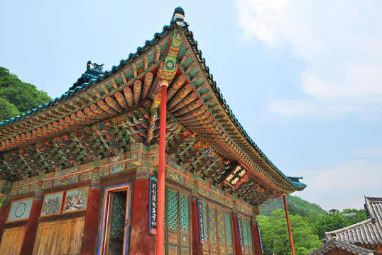 韓國的寺廟建筑