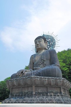 雄偉的佛像