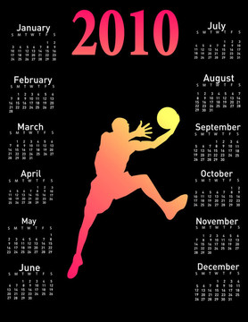 2010年度彩色日歷