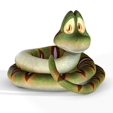 Cute Toon Snake 01